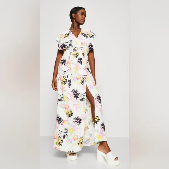 SCOTCH & SODA in BLOOM MAXI DRESS L - Picture 2 of 8